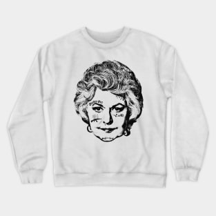 Bea Arthur † Punksthetic Face Design Crewneck Sweatshirt